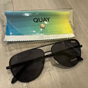 Polarized QUAY Australia HIGH KEY sunglasses Black Frame